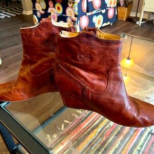 FRYE Brown Leather Boots
